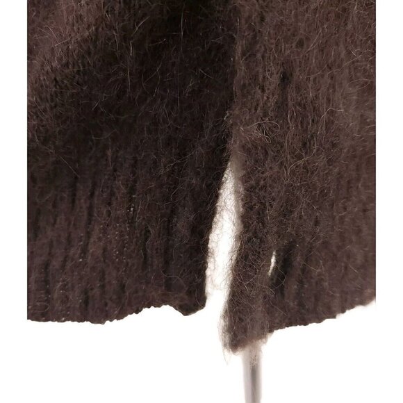 Needles Mohair Cardigan in Charcoal Brown S Mens New Defect Made in Japan LQ276 - Picture 11 of 16